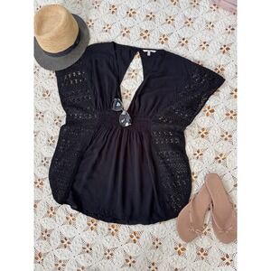 Victorias Secret Crochet‎ trim Cover Up Sz XS